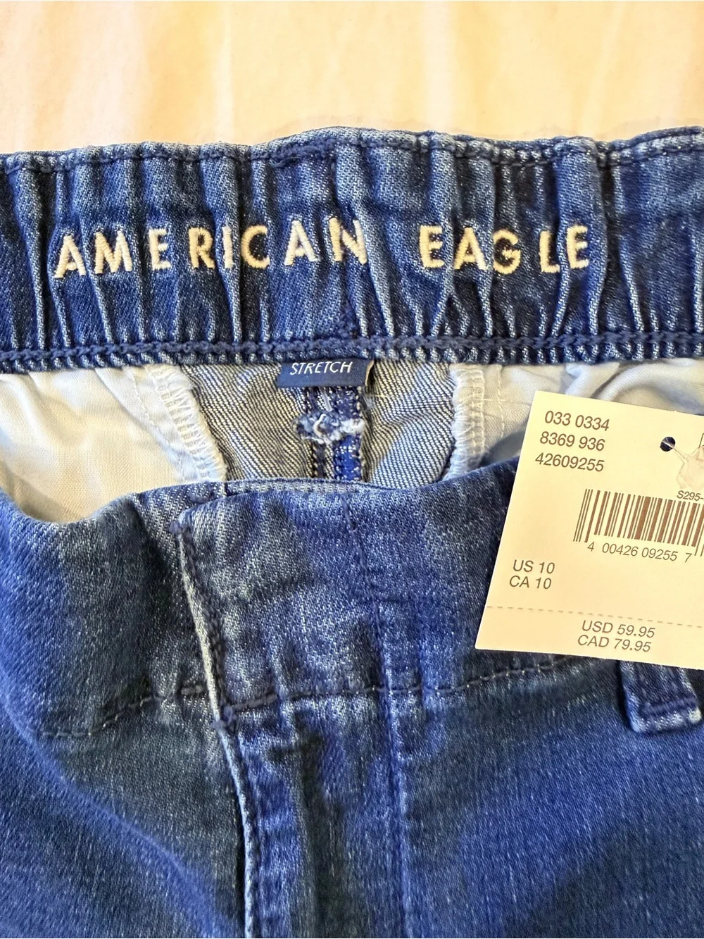 American Eagle long denim shorts